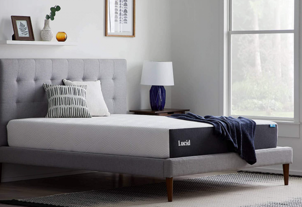 LUCID 10-Inch Memory Foam Firm Feel Review